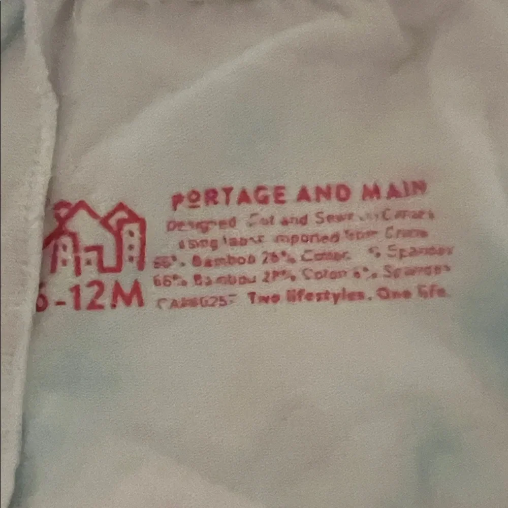 Portage and main Baby Girl Tie-Dye Pastel Lounge Shorts 6-12m Spring Summer - Picture 2 of 2